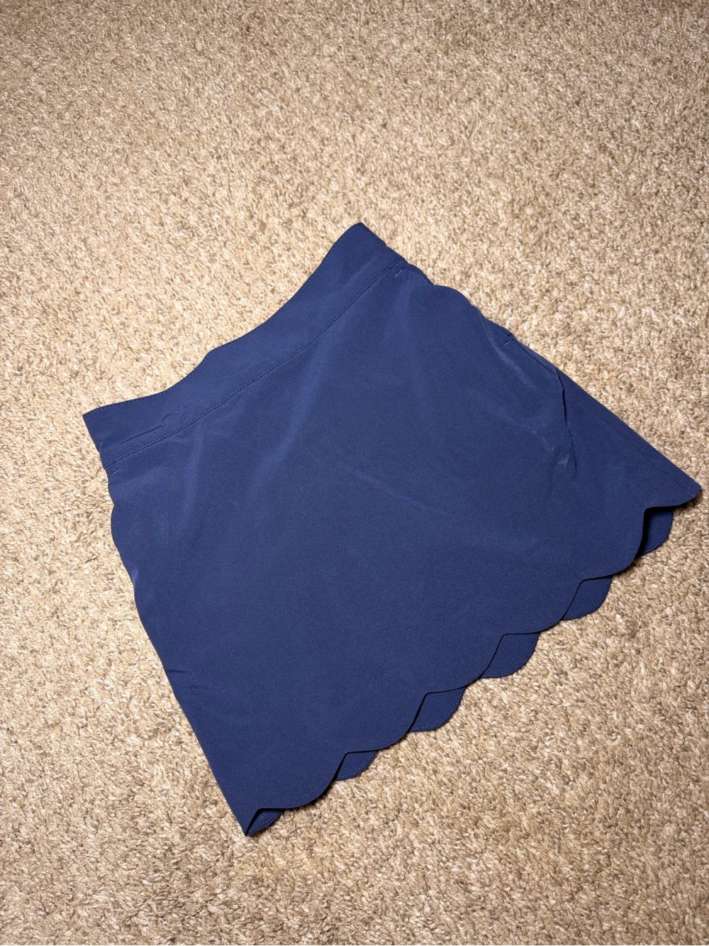 Vineyard Vines Navy Scallop Hem skirt
